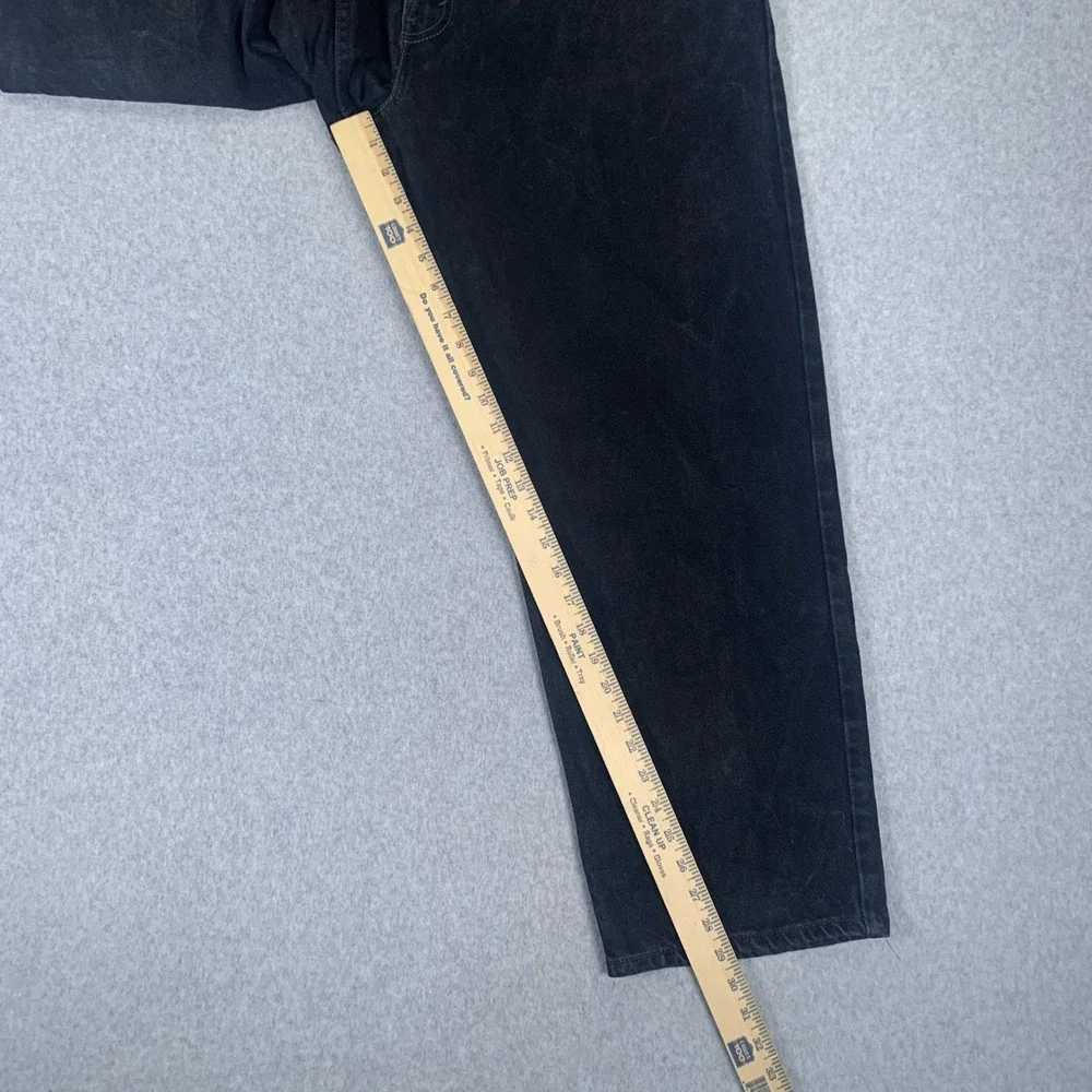 Vintage Levis 550 Relaxed Fit Jeans Mens 40x29 Black Tapered Leg Denim Whiskered